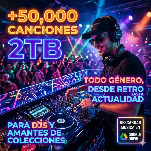 50.000 CANCIONES MEGAPACK 2TB
